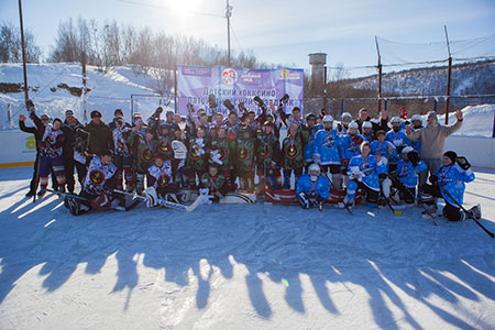 Детский хоккейно-патриотический праздник «Герои наших дней»